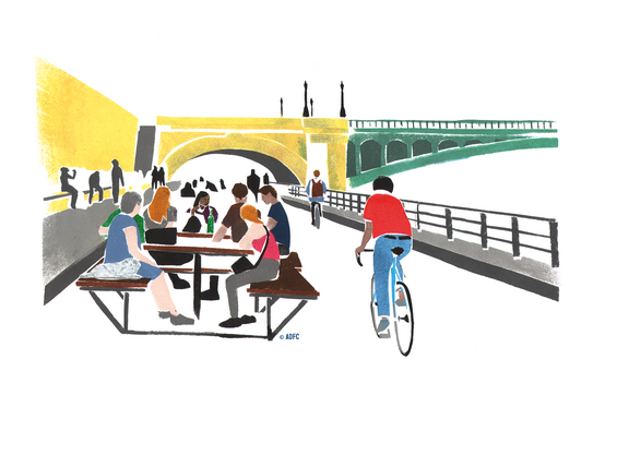 Illustration InnoRAD Pariser Radnetz